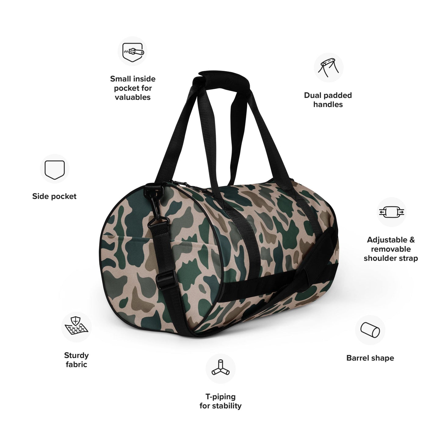 South Vietnamese ARVN Duck Hunter Beo Gam CAMO gym bag - Gym Bags