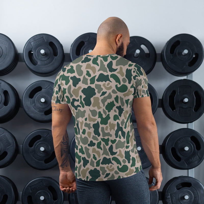 Duck Hunter ARVN Beo Gam CAMO Mens Athletic T-Shirt - Shirt
