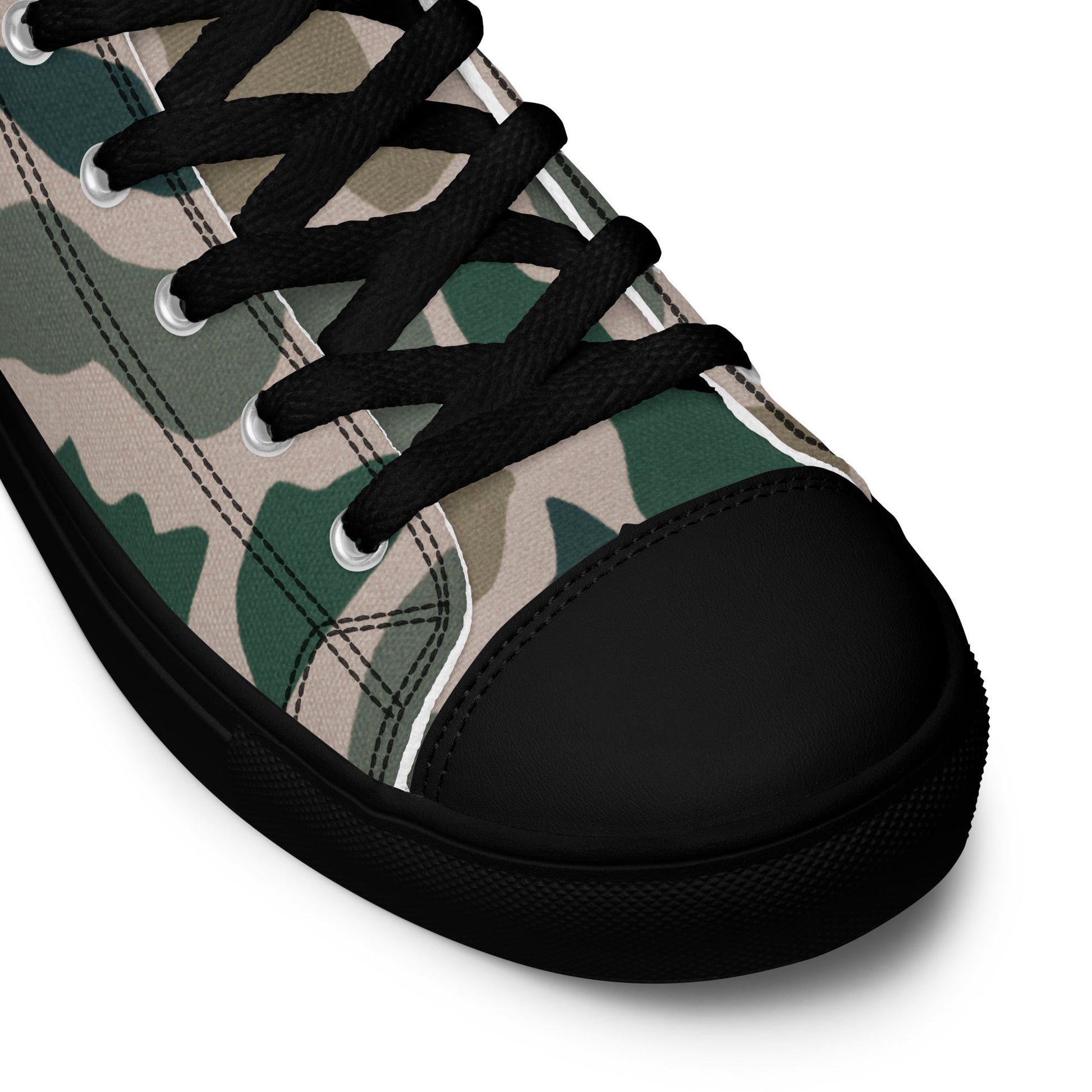 South Vietnamese ARVN Duck Hunter Beo Gam CAMO Mens high top canvas shoes - High Top Canvas Shoes