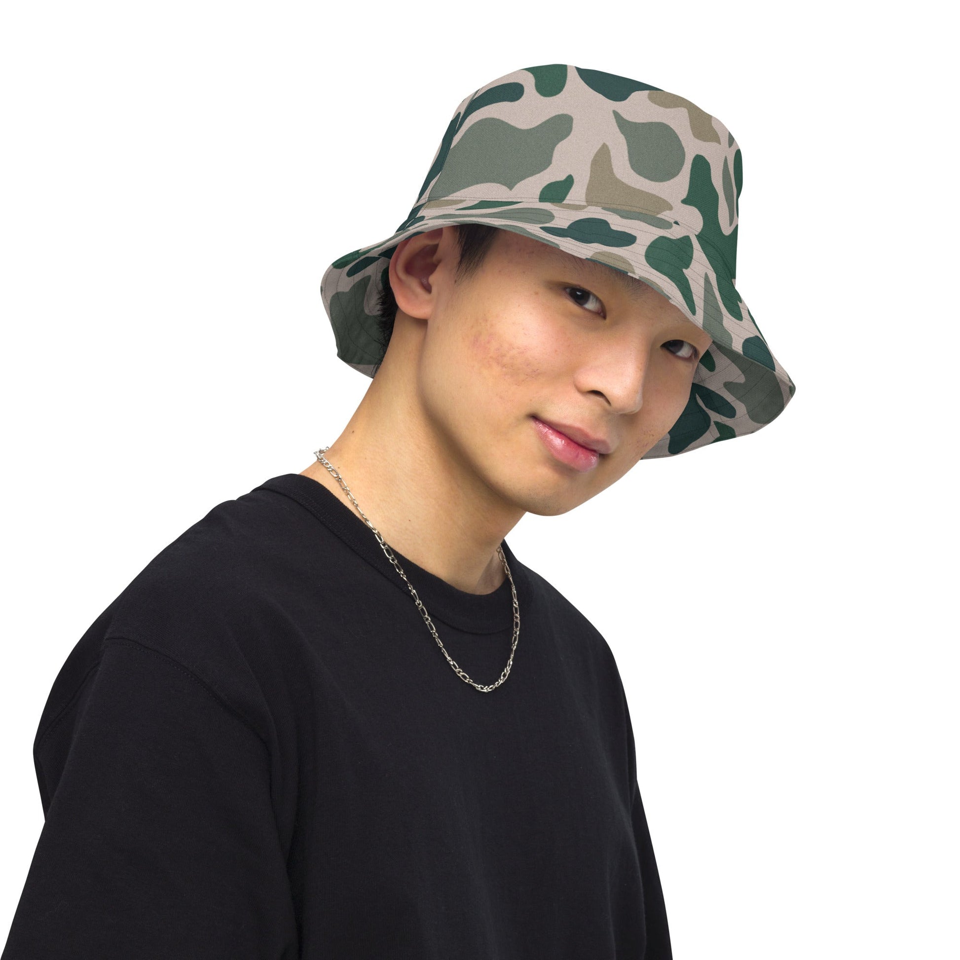 South Vietnamese ARVN Duck Hunter Beo Gam CAMO Reversible bucket hat - Bucket Hats