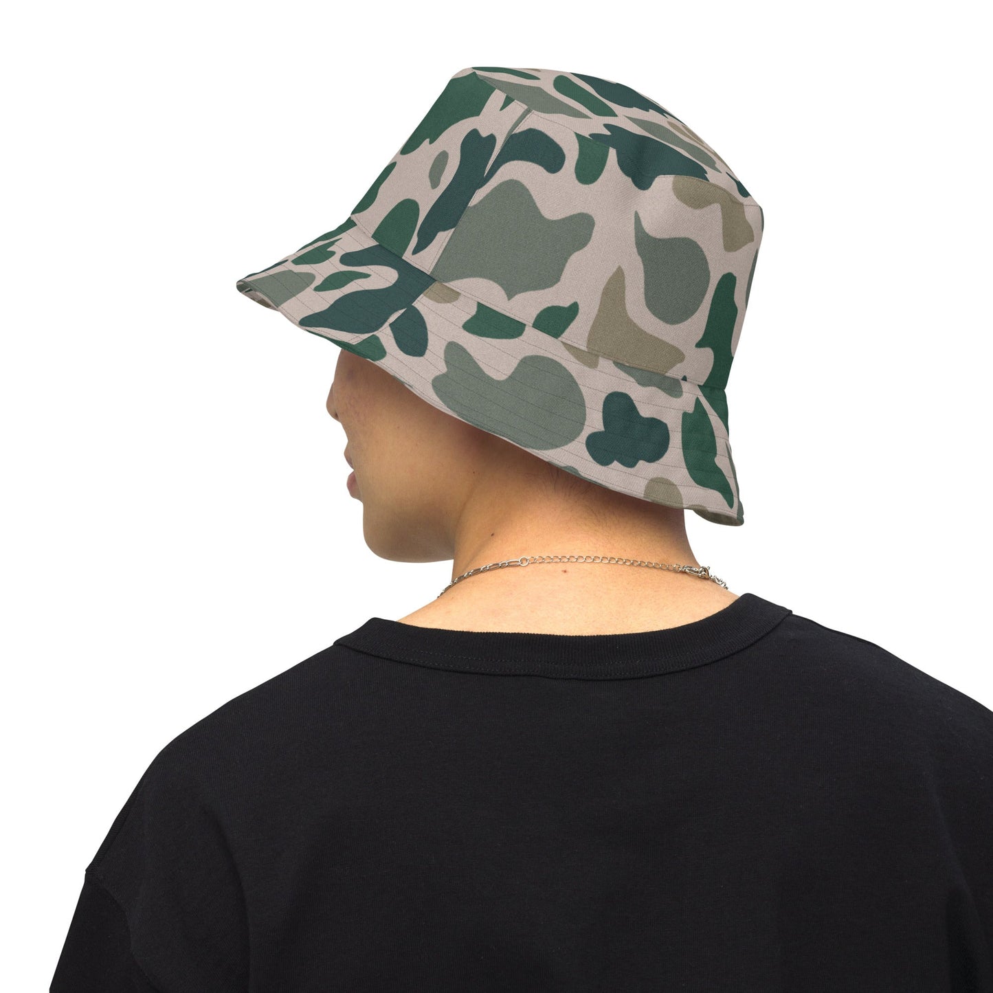 South Vietnamese ARVN Duck Hunter Beo Gam CAMO Reversible bucket hat - S/M - Bucket Hats
