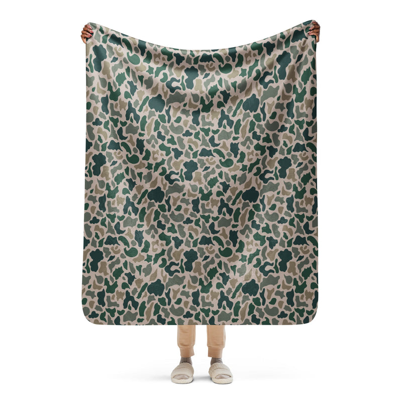 Duck Hunter ARVN Beo Gam CAMO Sherpa Blanket - 50″×60″