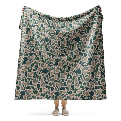 Duck Hunter ARVN Beo Gam CAMO Sherpa Blanket - 60″×80″