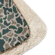 Duck Hunter ARVN Beo Gam CAMO Sherpa Blanket
