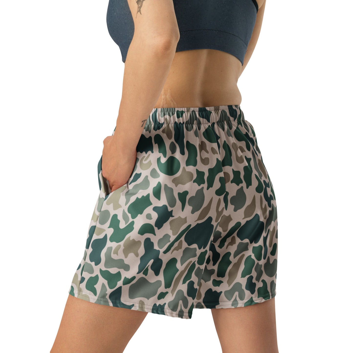 South Vietnamese ARVN Duck Hunter Beo Gam CAMO Unisex Athletic Long Shorts