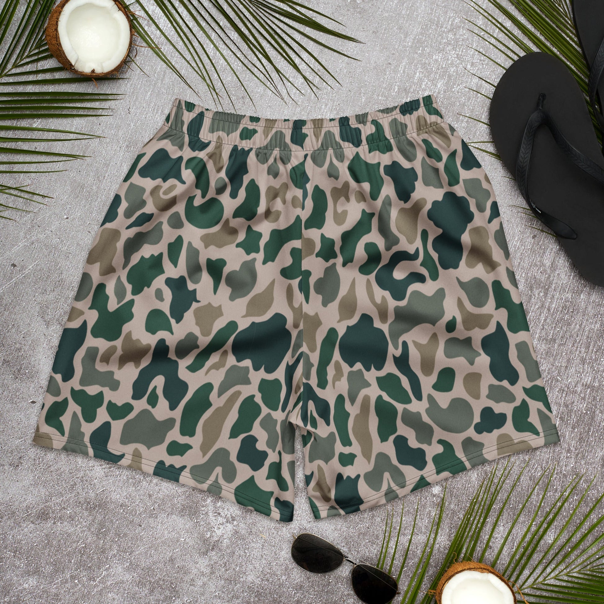 South Vietnamese ARVN Duck Hunter Beo Gam CAMO Unisex Athletic Long Shorts
