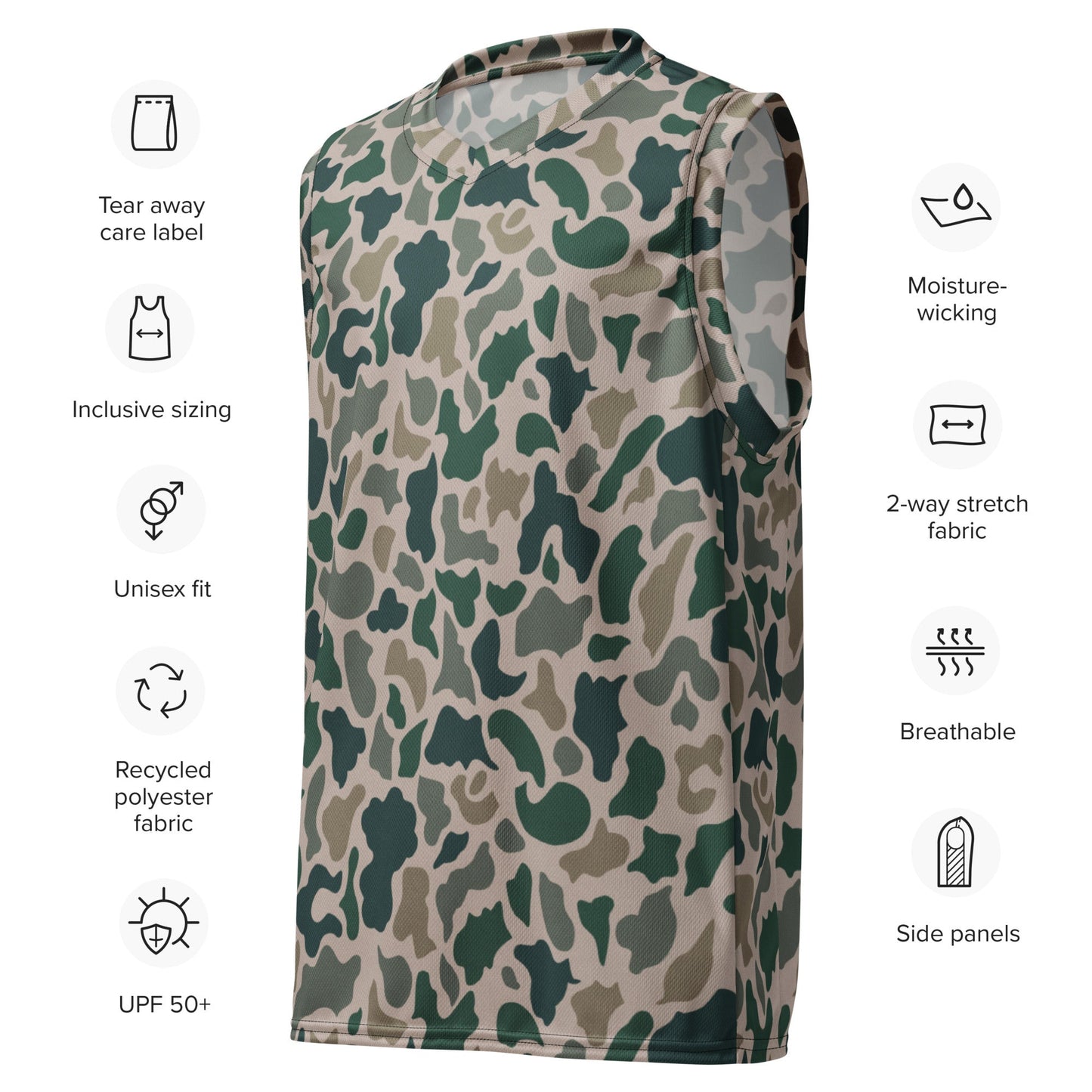 South Vietnamese ARVN Duck Hunter Beo Gam CAMO unisex basketball jersey - Basketball Jerseys