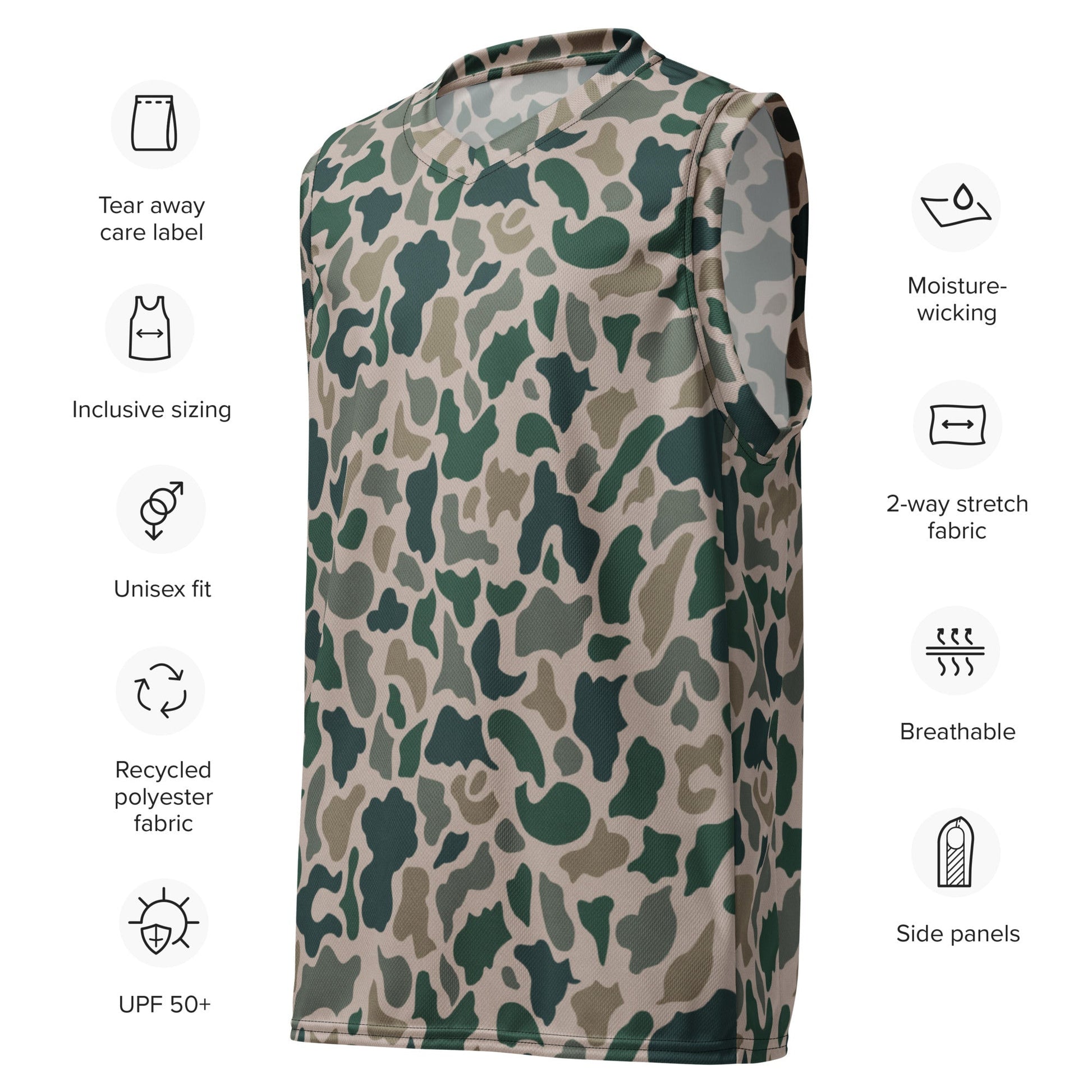 South Vietnamese ARVN Duck Hunter Beo Gam CAMO unisex basketball jersey - Basketball Jerseys