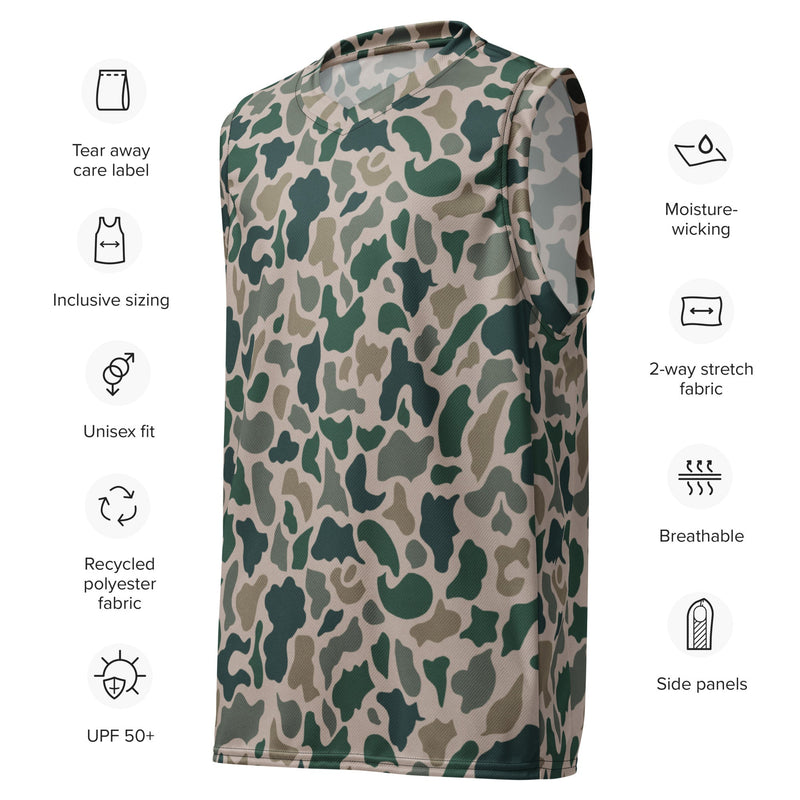 Duck Hunter ARVN Beo Gam CAMO Unisex Basketball Jersey