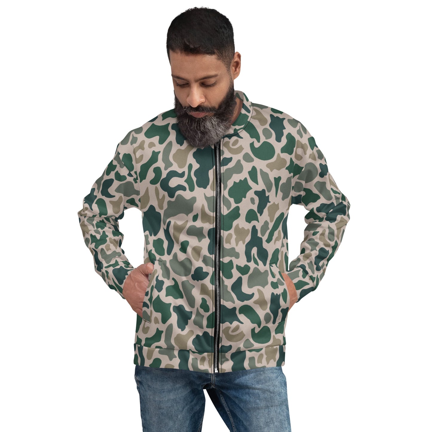 South Vietnamese ARVN Duck Hunter Beo Gam CAMO Unisex Bomber Jacket - XS - Jackets