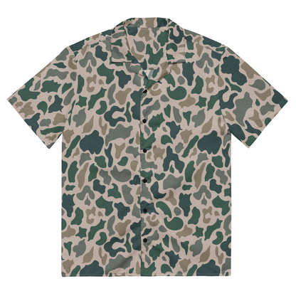 South Vietnamese ARVN Duck Hunter Beo Gam CAMO Unisex Short-Sleeve Button Shirt - 2XS