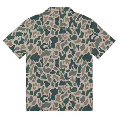 South Vietnamese ARVN Duck Hunter Beo Gam CAMO Unisex Short-Sleeve Button Shirt