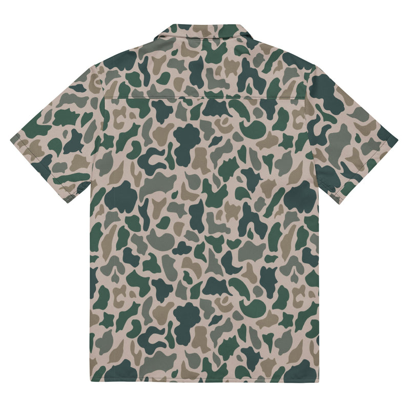 Duck Hunter ARVN Beo Gam CAMO Unisex Short-Sleeve Button Shirt - Button-Up