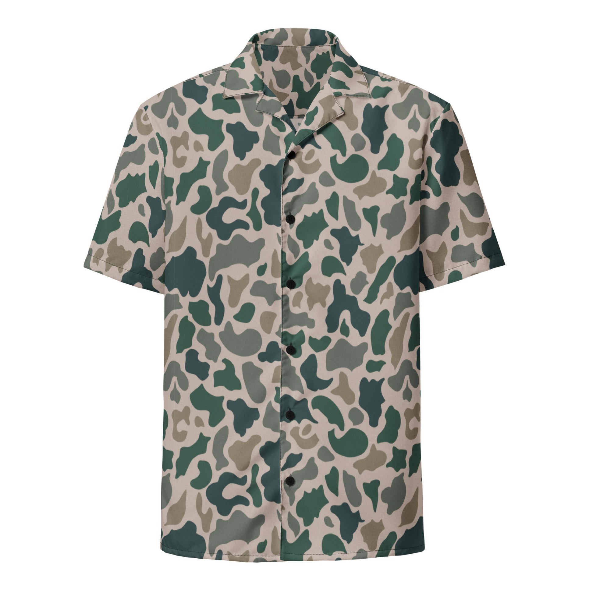 South Vietnamese ARVN Duck Hunter Beo Gam CAMO Unisex Short-Sleeve Button Shirt
