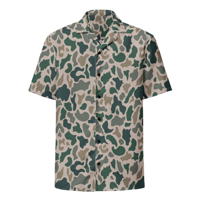 South Vietnamese ARVN Duck Hunter Beo Gam CAMO Unisex Short-Sleeve Button Shirt