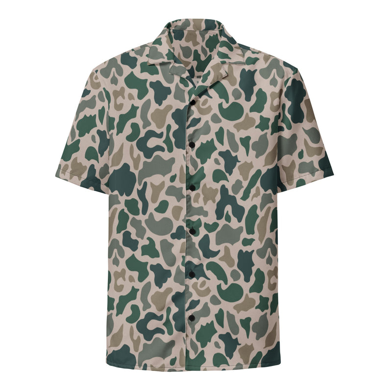 Duck Hunter ARVN Beo Gam CAMO Unisex Short-Sleeve Button Shirt - Button-Up