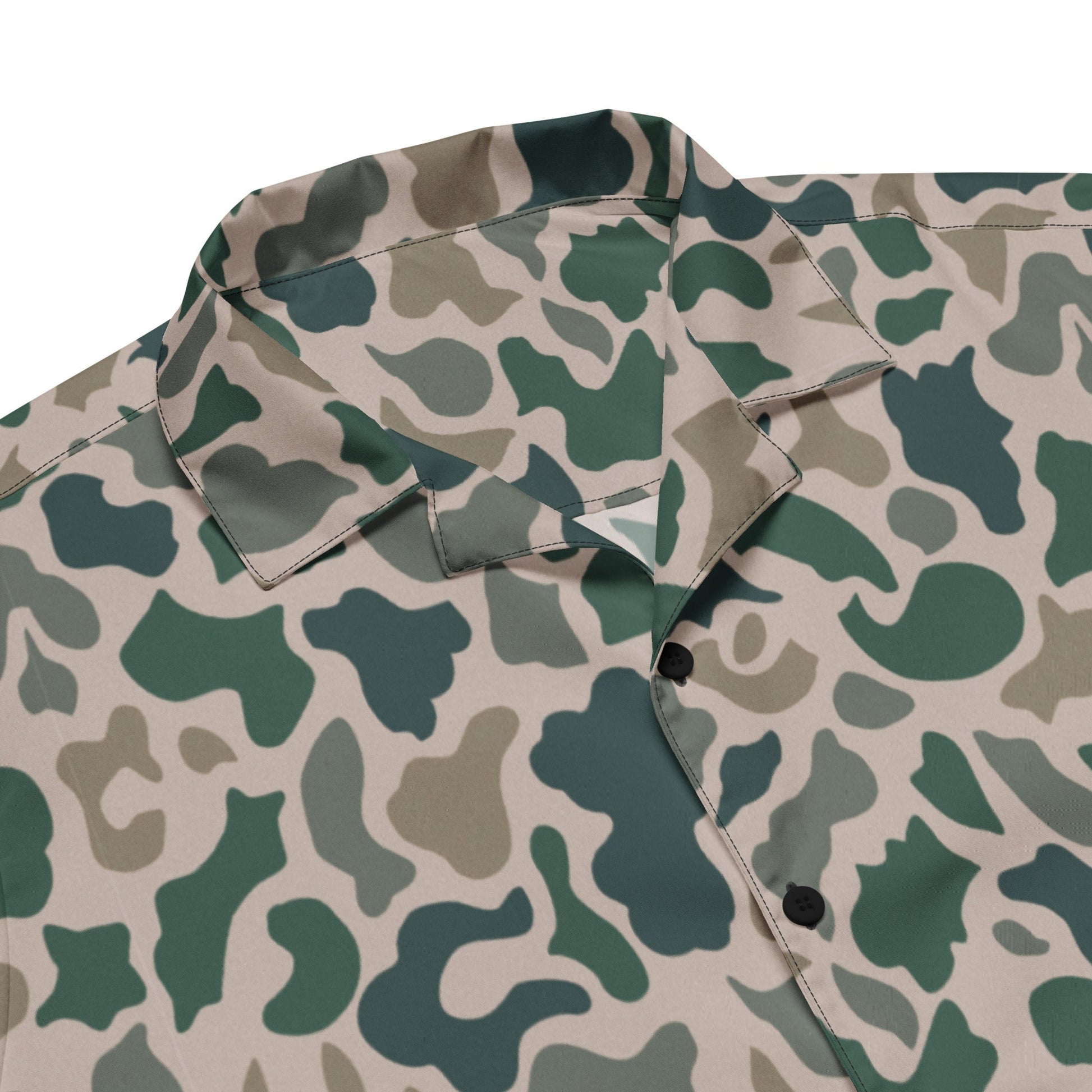 South Vietnamese ARVN Duck Hunter Beo Gam CAMO Unisex Short-Sleeve Button Shirt