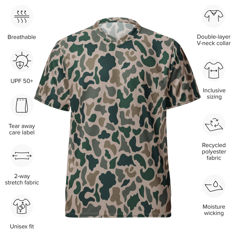 Duck Hunter ARVN Beo Gam CAMO Unisex Sports Jersey