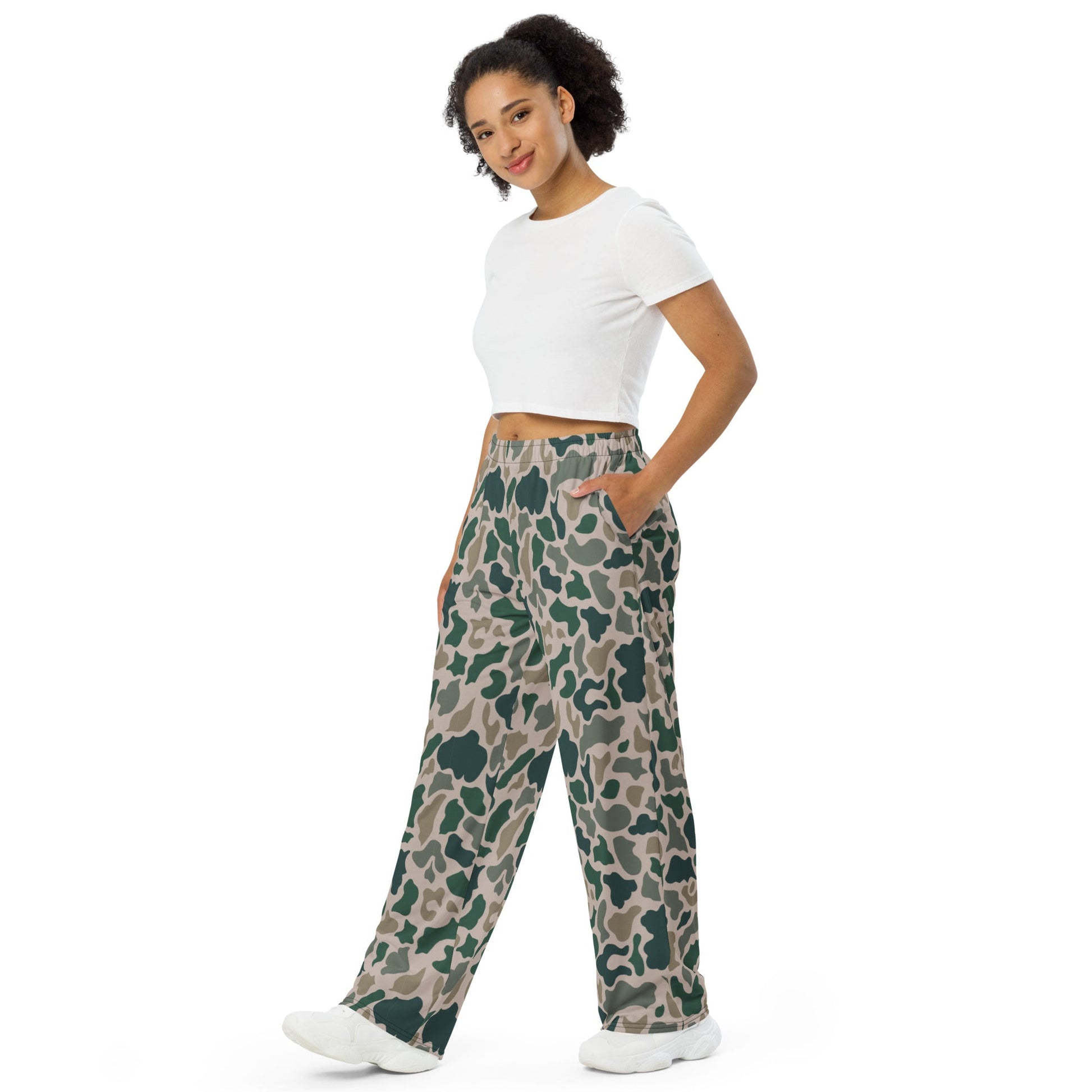 South Vietnamese ARVN Duck Hunter Beo Gam CAMO unisex wide-leg pants - Wide-leg Pants