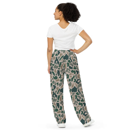 South Vietnamese ARVN Duck Hunter Beo Gam CAMO unisex wide-leg pants - Wide-leg Pants