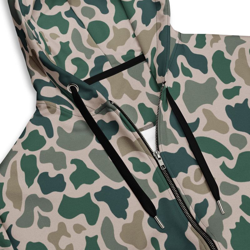 Duck Hunter ARVN Beo Gam CAMO Unisex Zip Hoodie