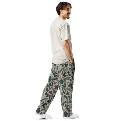 South Vietnamese ARVN Duck Hunter Beo Gam CAMO Wide-leg joggers - Joggers
