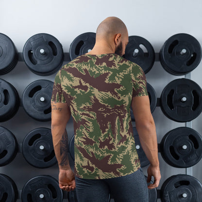 South Vietnamese ARVN Starburst CAMO Mens Athletic T-shirt - T-Shirts