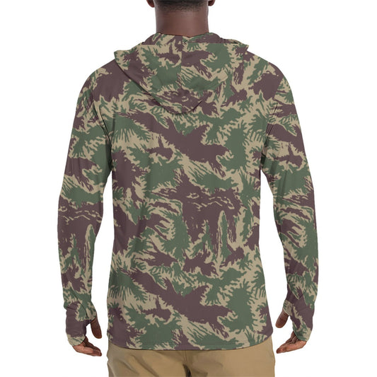 South Vietnamese ARVN Starburst CAMO Mens Sunscreen Sports Hoodie With Thumb Holes - Hoodies
