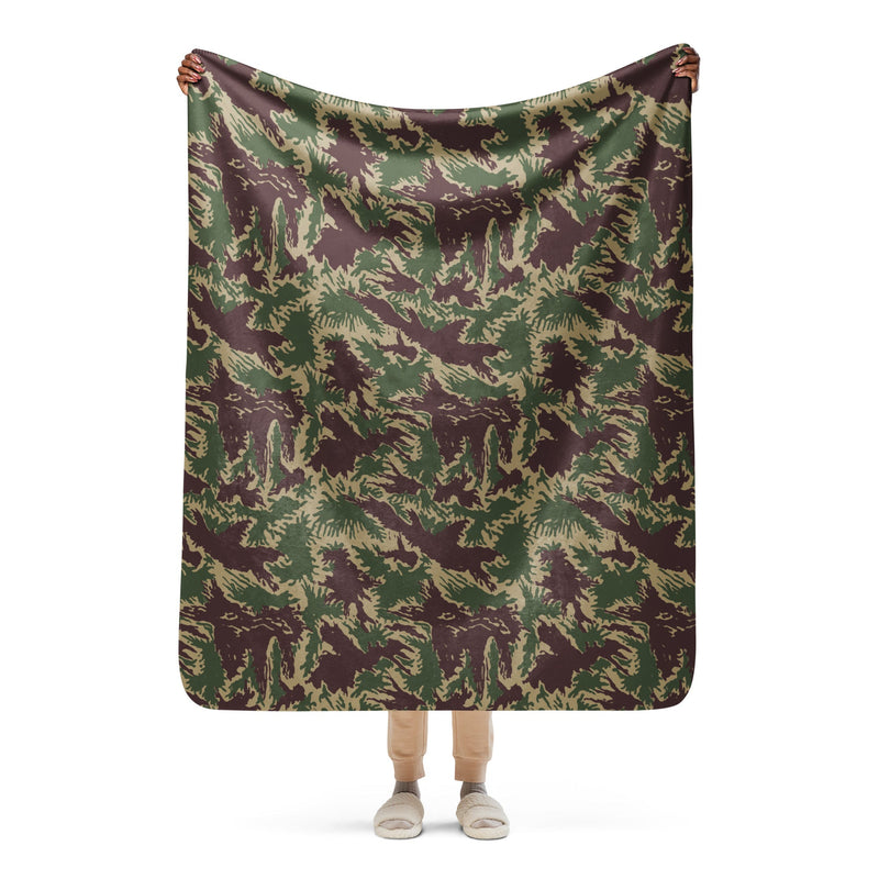Starburst ARVN CAMO Sherpa Blanket - 50″×60″