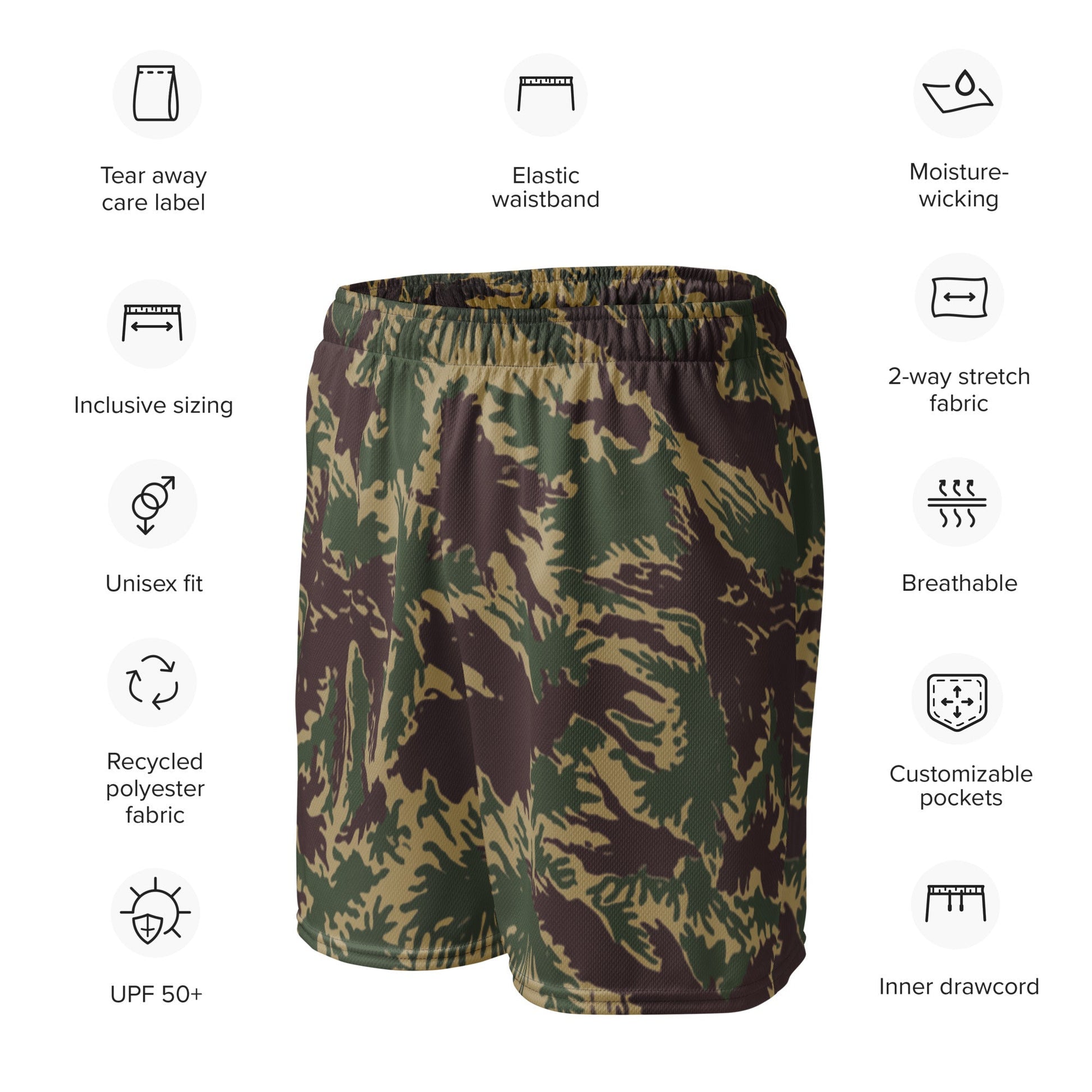 South Vietnamese ARVN Starburst CAMO Unisex mesh shorts - Mesh Shorts