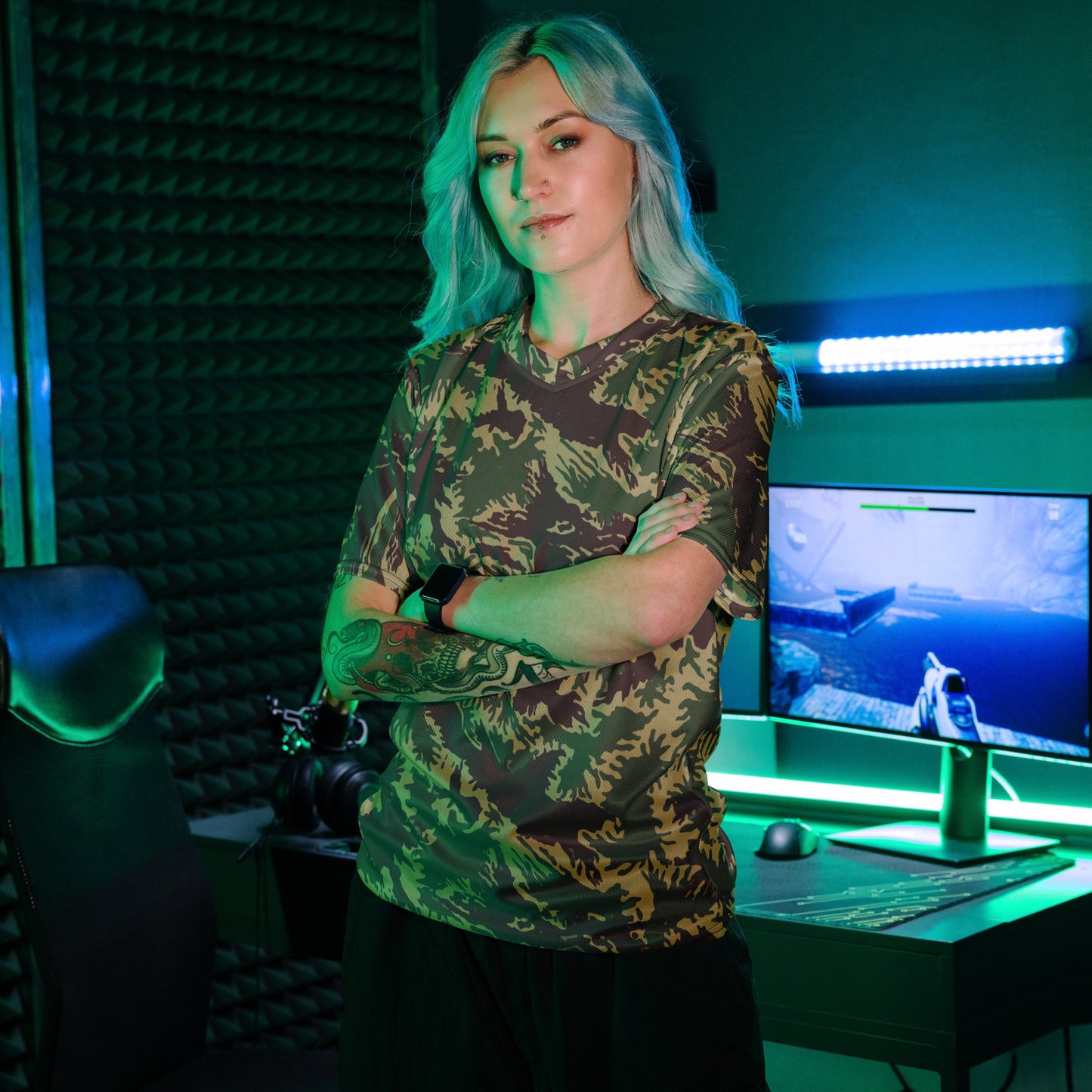 South Vietnamese ARVN Starburst CAMO unisex sports jersey Sports Jerseys