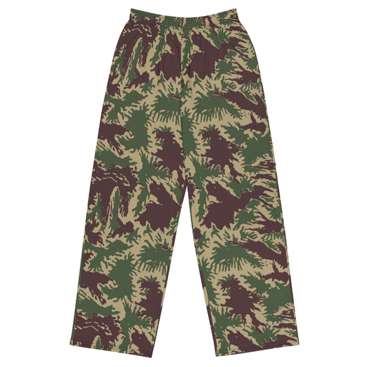 South Vietnamese ARVN Starburst CAMO unisex wide leg pants 2XS Wide Pants
