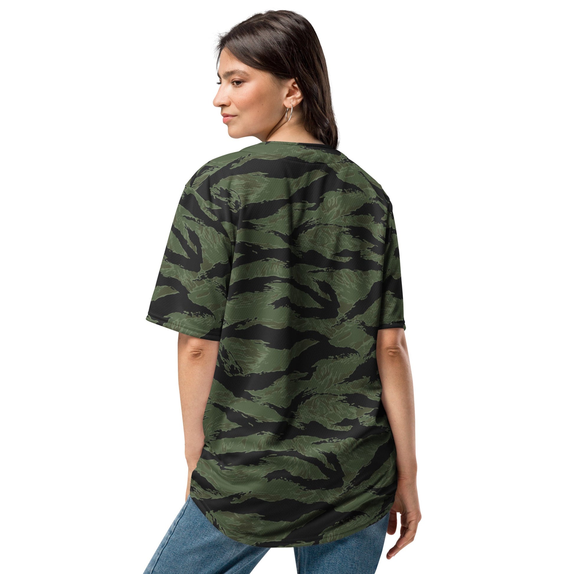 South Vietnamese ARVN Tiger Stripe CAMO baseball jersey - Baseball Jerseys