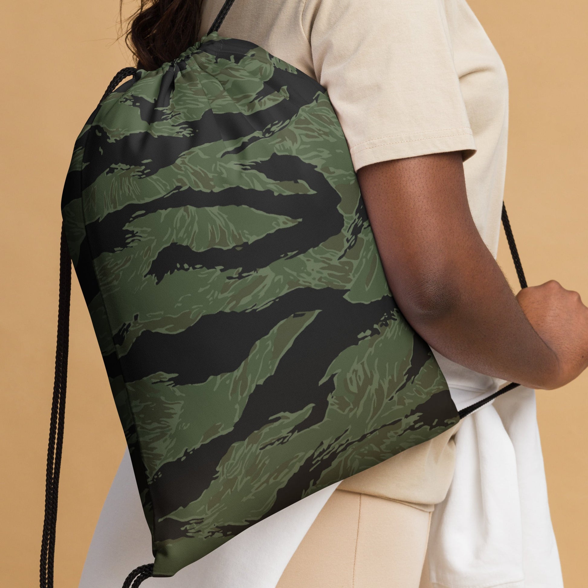 South Vietnamese ARVN Tiger Stripe CAMO Drawstring Bag - Bags
