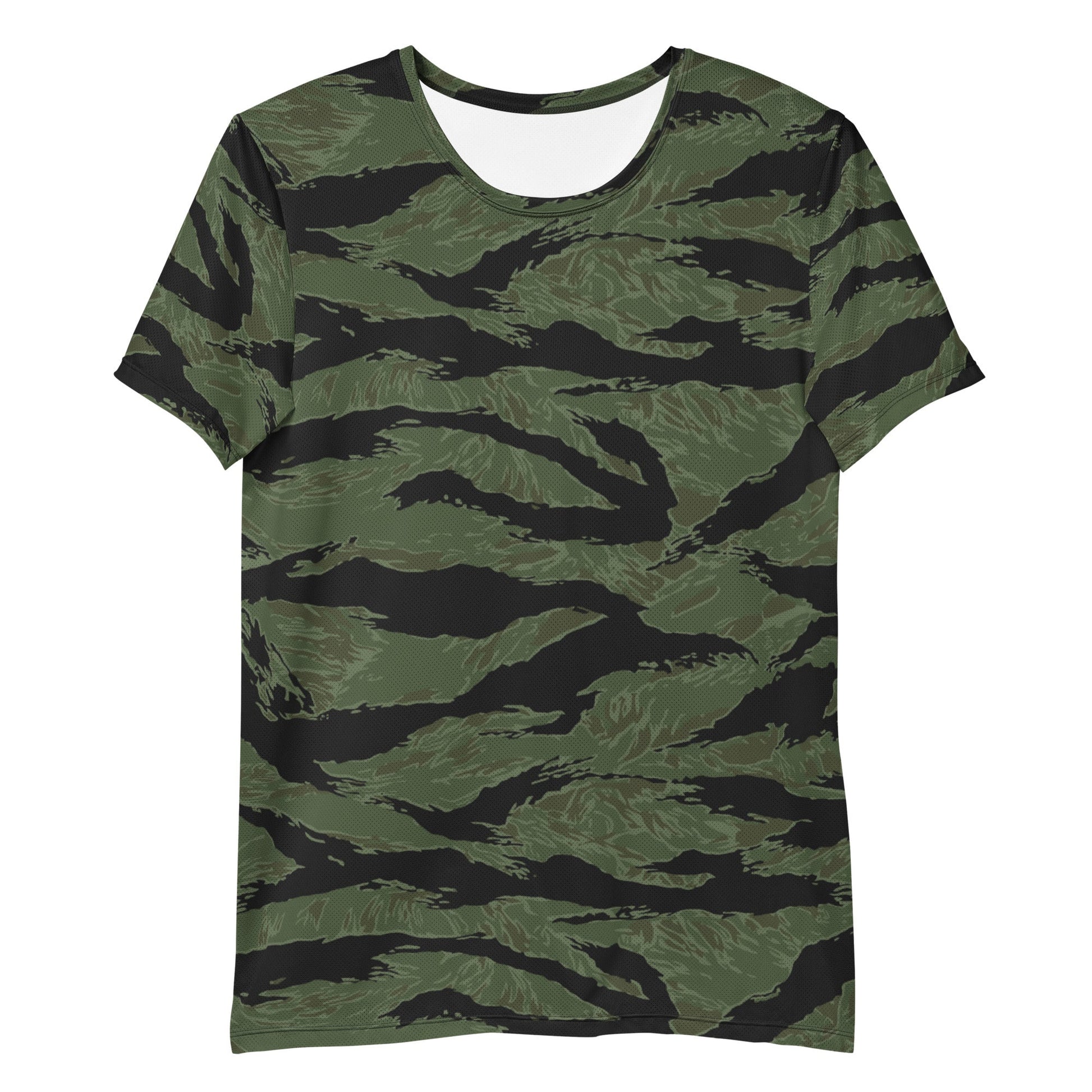 South Vietnamese ARVN Tiger Stripe CAMO Mens Athletic T-shirt - T-Shirts