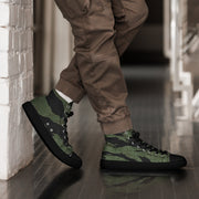Tiger Stripe ARVN Ranger CAMO Mens High-Top Canvas Shoes - Black / 5
