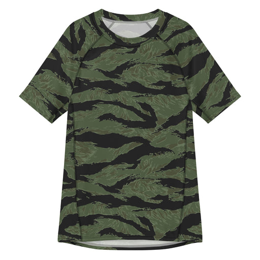 Tiger Stripe ARVN Ranger CAMO Mens Short-Sleeve Rash Guard - 2XS - SS