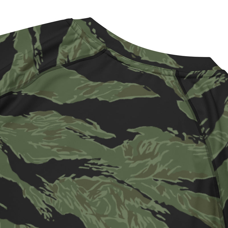 Tiger Stripe ARVN Ranger CAMO Mens Short-Sleeve Rash Guard - SS