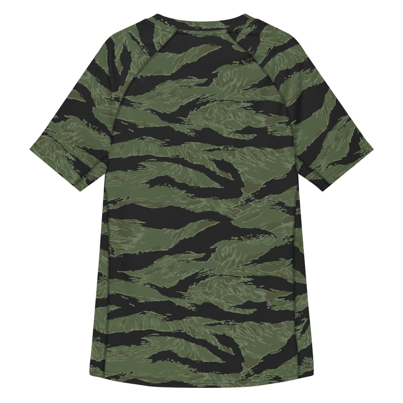 Tiger Stripe ARVN Ranger CAMO Mens Short-Sleeve Rash Guard - SS