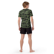 Tiger Stripe ARVN Ranger CAMO Mens Short-Sleeve Rash Guard - SS