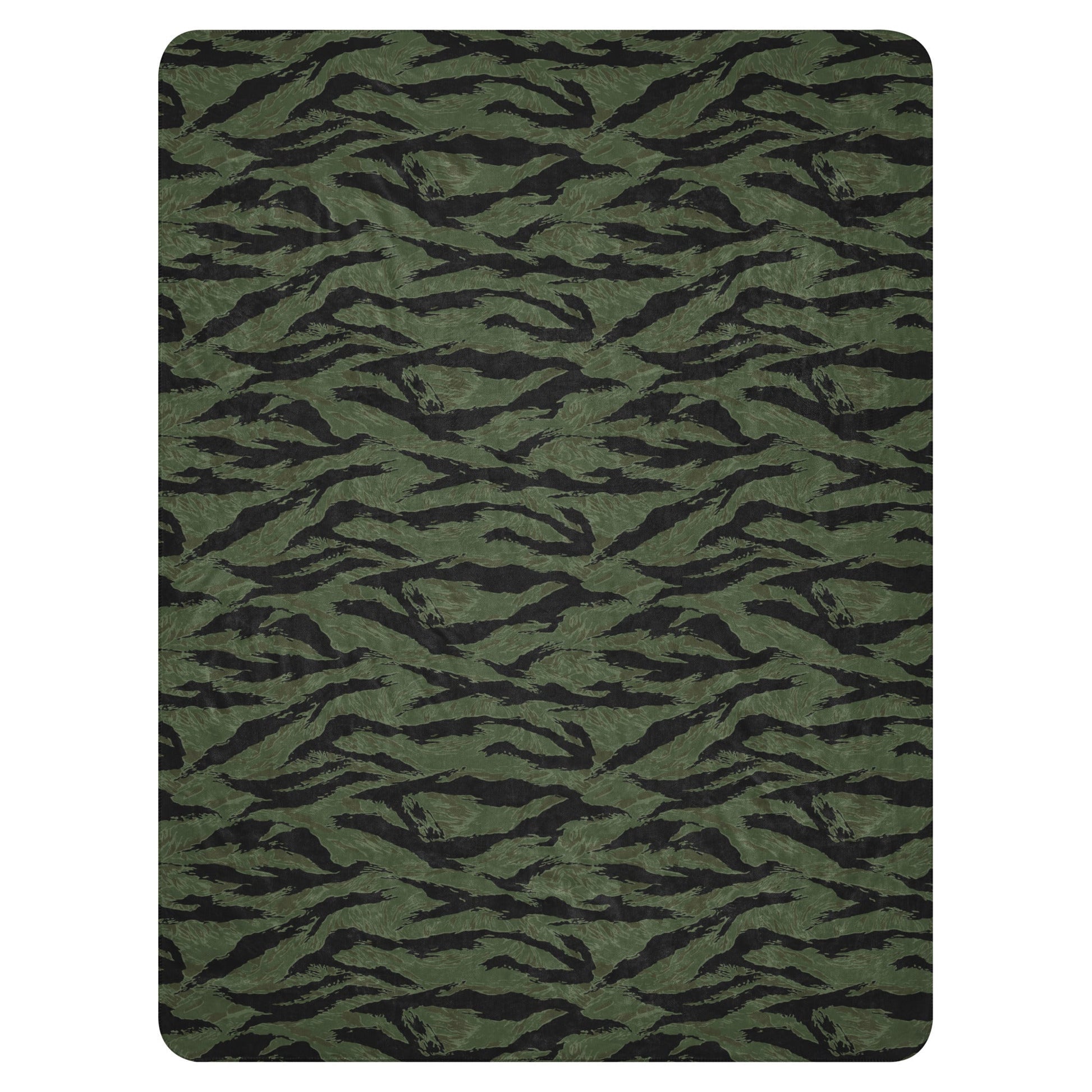South Vietnamese ARVN Tiger Stripe CAMO Sherpa blanket - Blanket