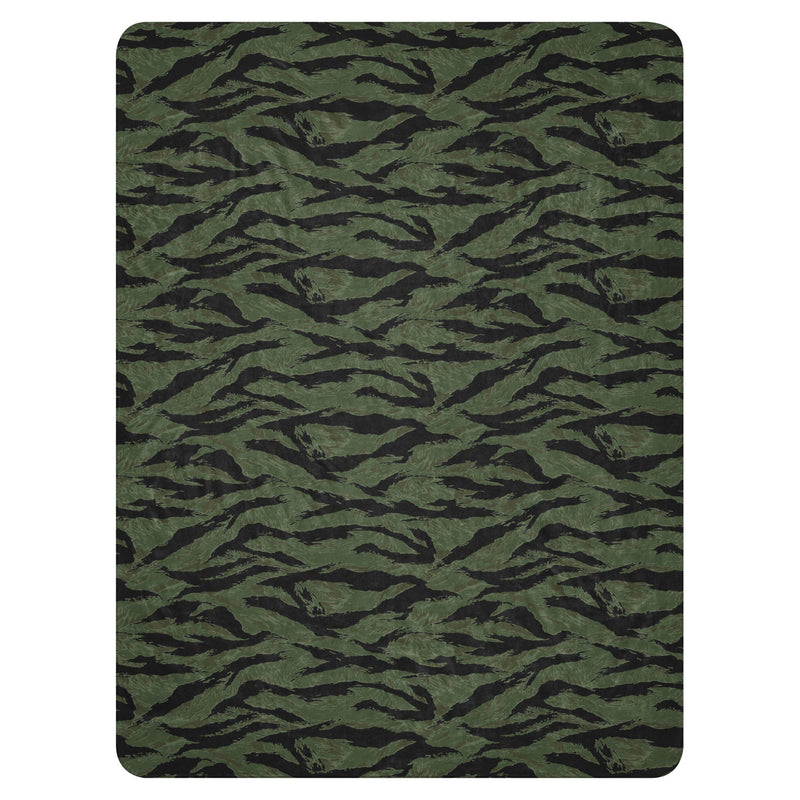 Tiger Stripe ARVN Ranger CAMO Sherpa Blanket