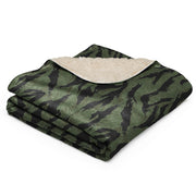 Tiger Stripe ARVN Ranger CAMO Sherpa Blanket