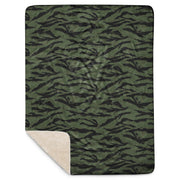 Tiger Stripe ARVN Ranger CAMO Sherpa Blanket