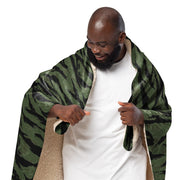 Tiger Stripe ARVN Ranger CAMO Sherpa Blanket