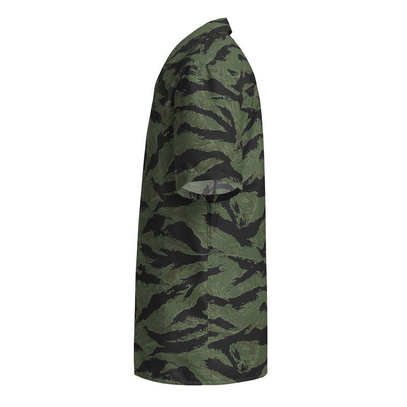 Tiger Stripe ARVN Ranger CAMO Unisex Short-Sleeve Button Shirt - Button-Up