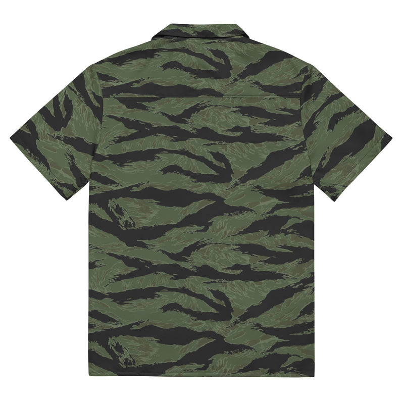 Tiger Stripe ARVN Ranger CAMO Unisex Short-Sleeve Button Shirt - Button-Up
