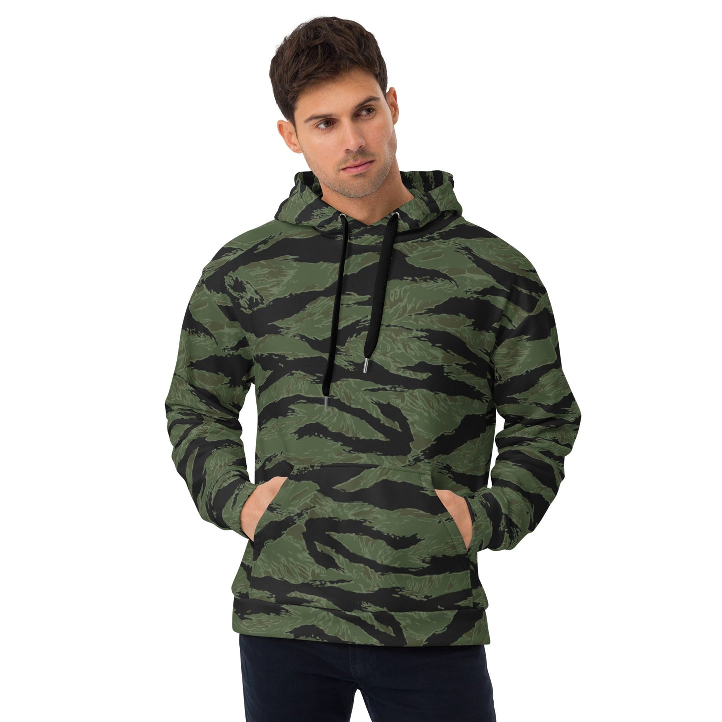 South Vietnamese ARVN Tiger Stripe CAMO Unisex Hoodie - 2XS - Hoodies