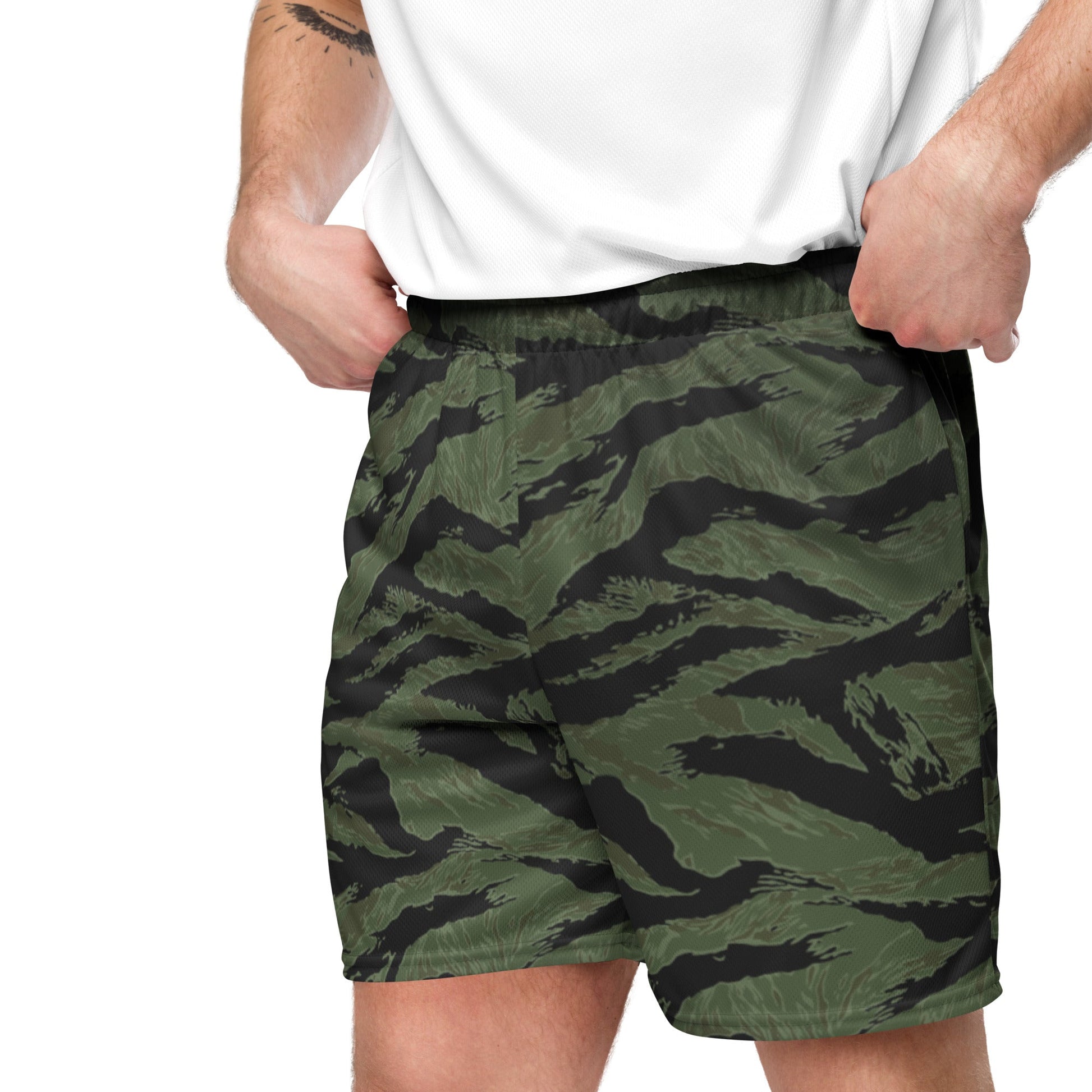 South Vietnamese ARVN Tiger Stripe CAMO Unisex mesh shorts - Mesh Shorts