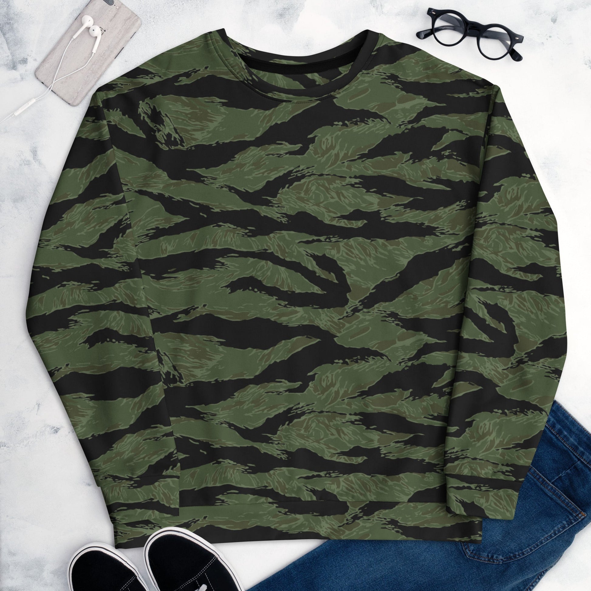 South Vietnamese ARVN Tiger Stripe CAMO Unisex Sweatshirt